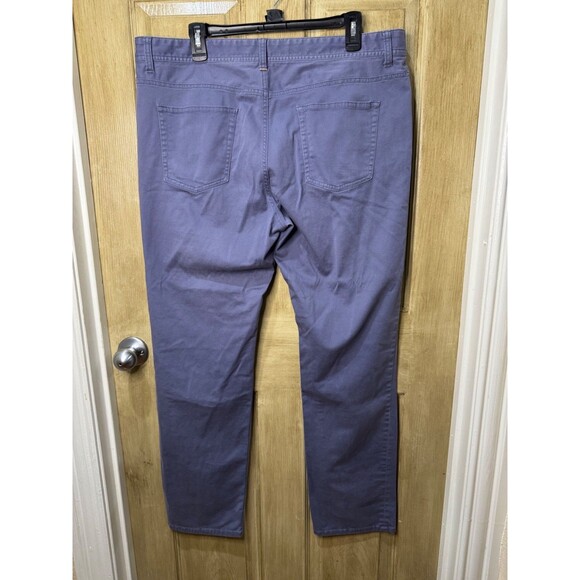 Stitch's Britches Five Pocket Pants Men 38 x 32 Grey Blue Golf Stretch - Picture 2 of 5